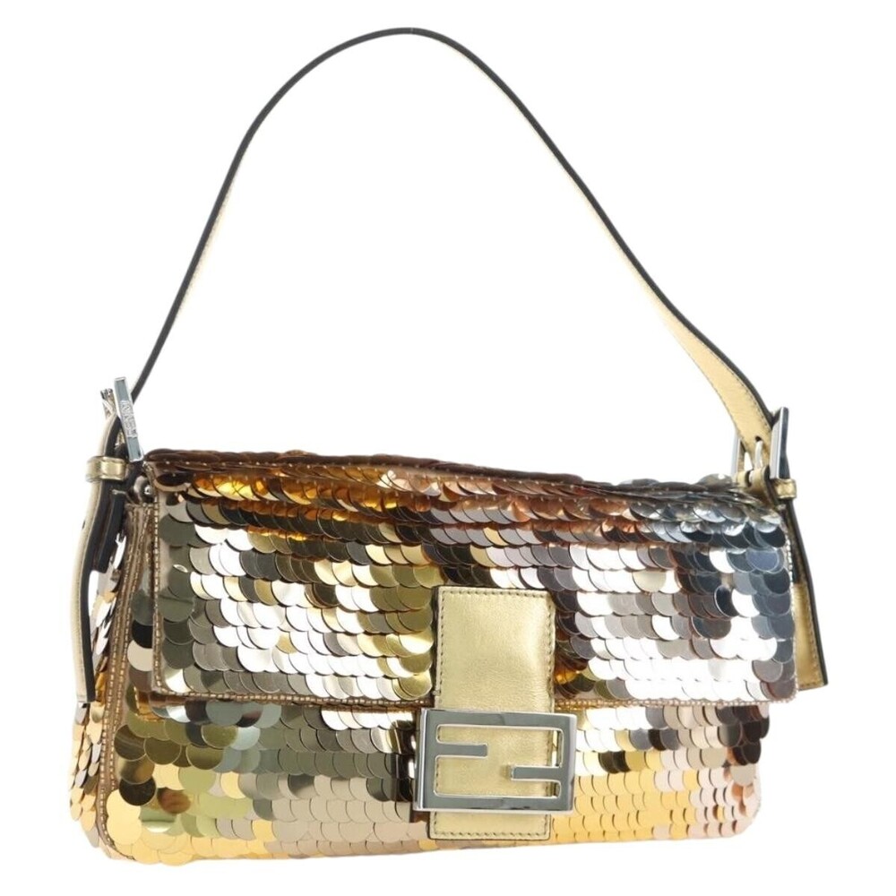 Fendi Mamma Baguette Zucca Jacquard Velvet Medium